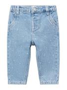 MANGO KIDS Jeans 'COTTAGEJ'  himmelblå / hvid