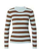 LEVI'S ® Pullover 'Crew Rib Sweater'  lyseblå / brun