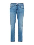 Tommy Jeans Jeans 'AUSTIN SLIM TAPERED'  navy / blue denim / knaldrød ...