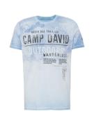 CAMP DAVID Bluser & t-shirts 'North Sea Trail'  blå / lyseblå / sort
