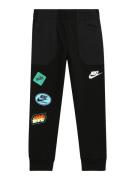 Nike Sportswear Bukser  lyseblå / æble / sort / hvid