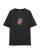Pull&Bear Bluser & t-shirts  grafit / lys rød / hvid