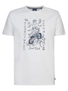 Petrol Industries Bluser & t-shirts  marin / hvid