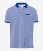 BRAX Bluser & t-shirts 'Paddy'  blå / grå-meleret / hvid