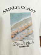 JACK & JONES Bluser & t-shirts 'Ocean Club'  beige / blå / sort / hvid
