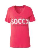 Soccx Shirts  sølvgrå / rubinrød / sort