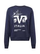 19V69 ITALIA Sweatshirt 'BENNO'  navy / hvid