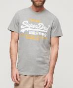 Superdry Bluser & t-shirts  marin / lysegrå / orange / hvid