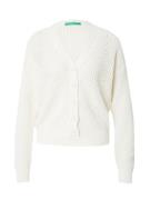 UNITED COLORS OF BENETTON Cardigan  uldhvid