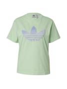 ADIDAS ORIGINALS Shirts 'MONOGRAM'  lysegrøn / violetblå