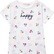 MINOTI Shirts 'HAPPY POM POMS'  gul / pink / hvid