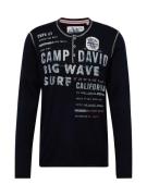CAMP DAVID Pullover  natblå / hvid