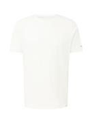 FYNCH-HATTON Bluser & t-shirts 'Slub'  sort / hvid