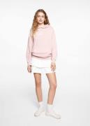 MANGO TEEN Sweatshirt 'Things'  pastelpink / hvid