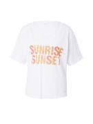 Key Largo Shirts 'SUNLIGHT'  neongrøn / orange / hvid
