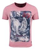 Key Largo Bluser & t-shirts 'MT HOUSTON'  blandingsfarvet / pink