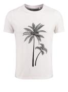 Key Largo Bluser & t-shirts 'MT OCEAN DRIVE'  grå / hvid