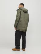 JACK & JONES Vinterparka 'Black'  oliven