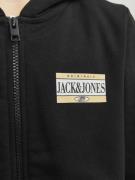 Jack & Jones Junior Sweatjakke  creme / brun / sort / hvid