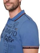 CAMP DAVID Bluser & t-shirts  himmelblå / orange / sort