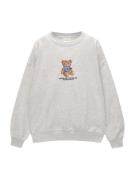 Pull&Bear Sweatshirt  brokade / grå / lilla / sort