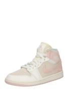 Jordan Sneaker high 'AIR JORDAN 1'  beige / lyserød / hvid