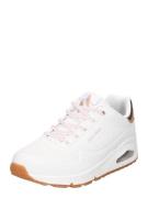 SKECHERS Sneaker low 'Uno'  rosa guld / hvid