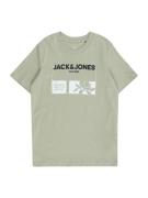 Jack & Jones Junior Shirts  pastelgrøn / sort / hvid