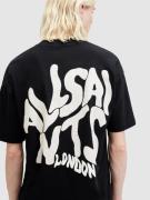 AllSaints Bluser & t-shirts 'ORLANDO'  sort / hvid