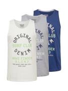 BLEND Bluser & t-shirts  ecru / marin / grå / hvid