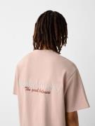 Bershka Bluser & t-shirts  ecru / brun / lyserød