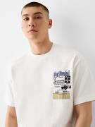 Bershka Bluser & t-shirts  lyseblå / lyserød / sort / hvid