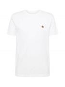Abercrombie & Fitch Bluser & t-shirts  brun / hvid