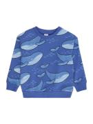 Lindex Sweatshirt 'Whale'  himmelblå / lyseblå / sort / hvid
