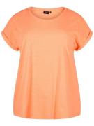 Zizzi Shirts 'Mkatja'  orange-meleret