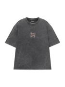 Pull&Bear Bluser & t-shirts  grå / carminrød / sort