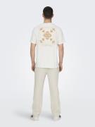 Only & Sons Bluser & t-shirts 'MANUEL'  beige / gul / hvid