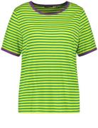 SAMOON Shirts  lemon / grøn / lilla
