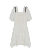 NOCTURNE Sommerkjole 'Elvina'  sort / offwhite