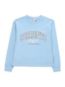 Vero Moda Girl Sweatshirt 'BRENDA'  lyseblå / sort / hvid