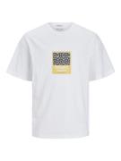 JACK & JONES Bluser & t-shirts 'Mykonos'  kastaniebrun / gul / sort / ...
