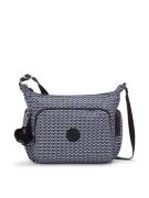 KIPLING Skuldertaske 'GABB'  marin / sort / hvid