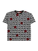 HUGO Shirts  rød / sort / hvid