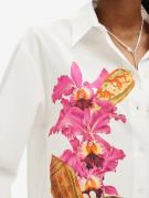 Desigual Bluse 'M. Christian Lacroix shells'  brun / gul / pink / hvid