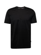 BOSS Bluser & t-shirts 'Tiburt 424'  mørkebeige / sort / hvid