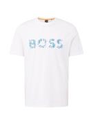 BOSS Bluser & t-shirts 'Ocean'  lyseblå / hvid