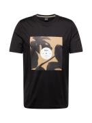 BOSS Bluser & t-shirts 'TIburt 388'  brokade / sort / hvid