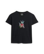 Superdry Shirts 'TATTOO'  lyseblå / grøn / rød / sort