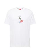 HUGO Bluser & t-shirts 'Ditroso'  mørkeblå / rød / hvid