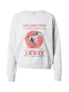 LEVI'S ® Sweatshirt 'Graphic Heritage Crew'  navy / rød